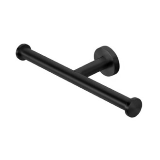 Toilet Paper Holder Matte Black Spare Double Toilet Paper Holder Nameeks 6518-06